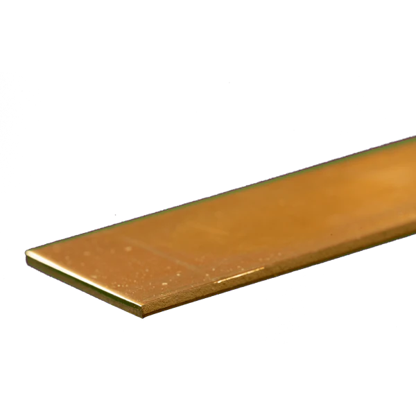 K&S Metals 0.064" x 1" x 12" Brass Strip (1)