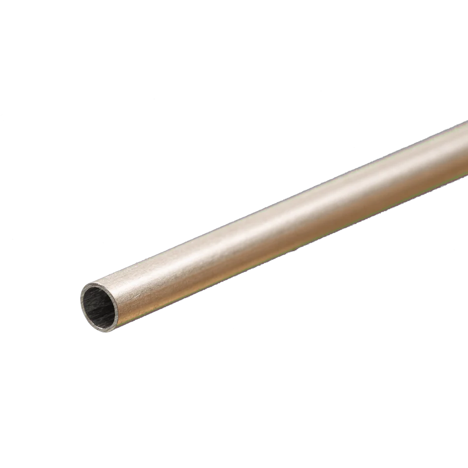 K&S Metals 9/16" OD 0.029" x 12" Round Aluminum Tube (1)