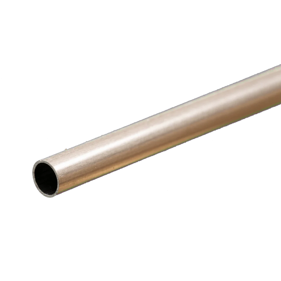 K&S Metals 5/8" OD 0.029" x 12" Round Aluminum Tube (1)