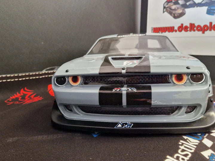 Delta Plastik Hellfire 1/7 Scale RC Clear Body