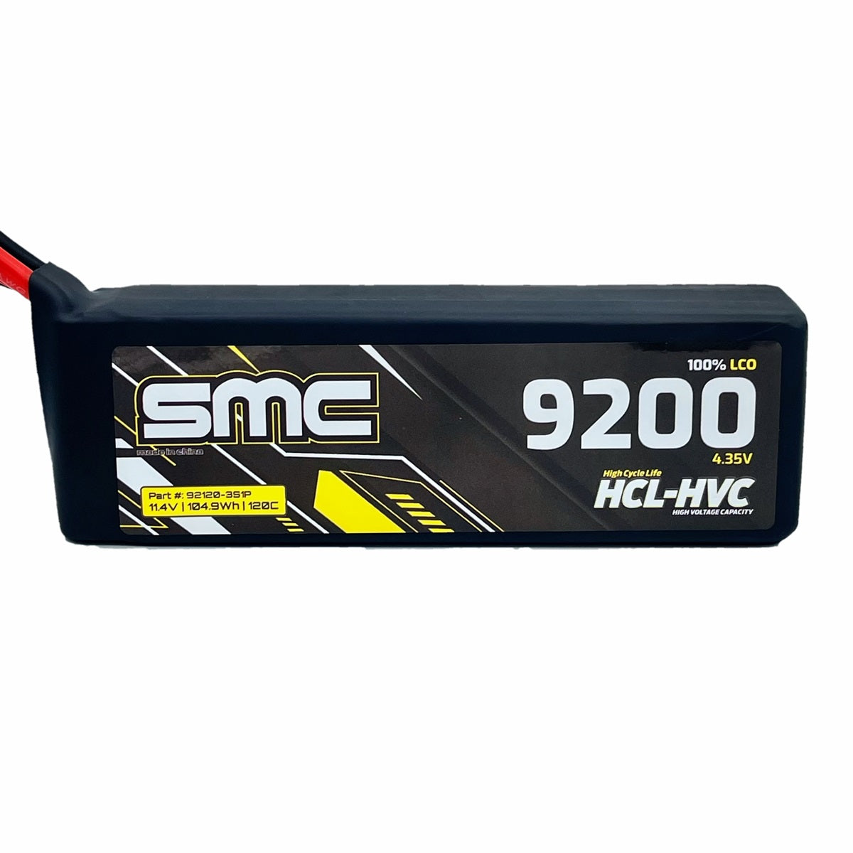 SMC HCL-HVC 11.4V 9200mAh 120C G10 Protection Plates