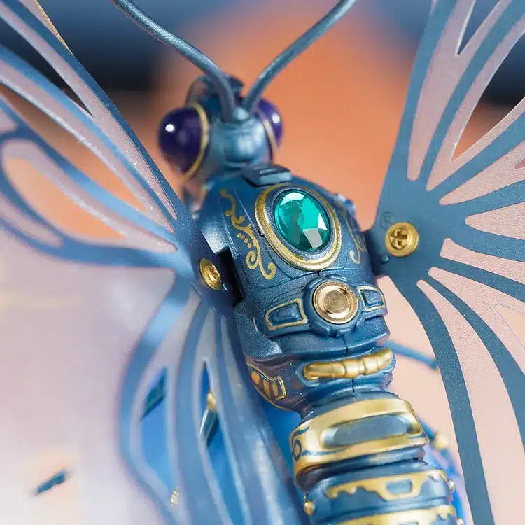 ROKR Mechanical Species Butterfly (Blue) DIY 3D Mechanical Puzzle