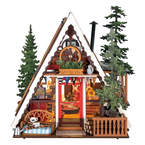 Robotime - Rolife A-Frame Cabin DIY Miniature House