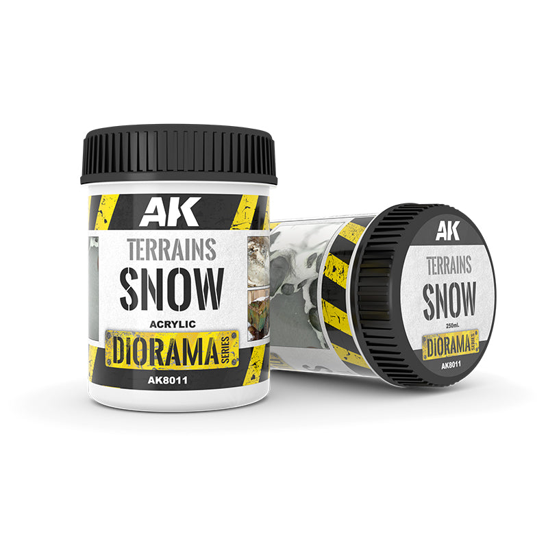 AK Interactive Snow Terrain Acrylic Gel (250mL)