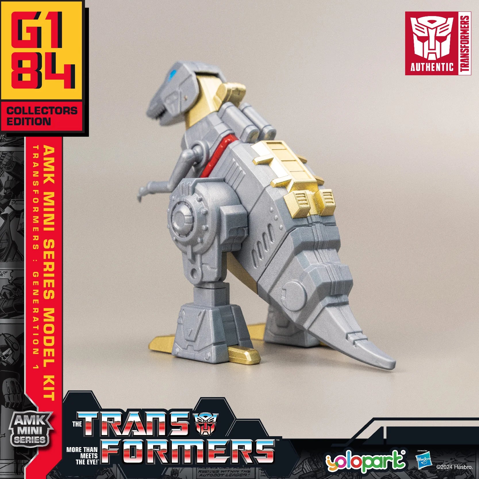Yolopark Transformers: Generation One AMK Mini Series Grimlock Model Kit