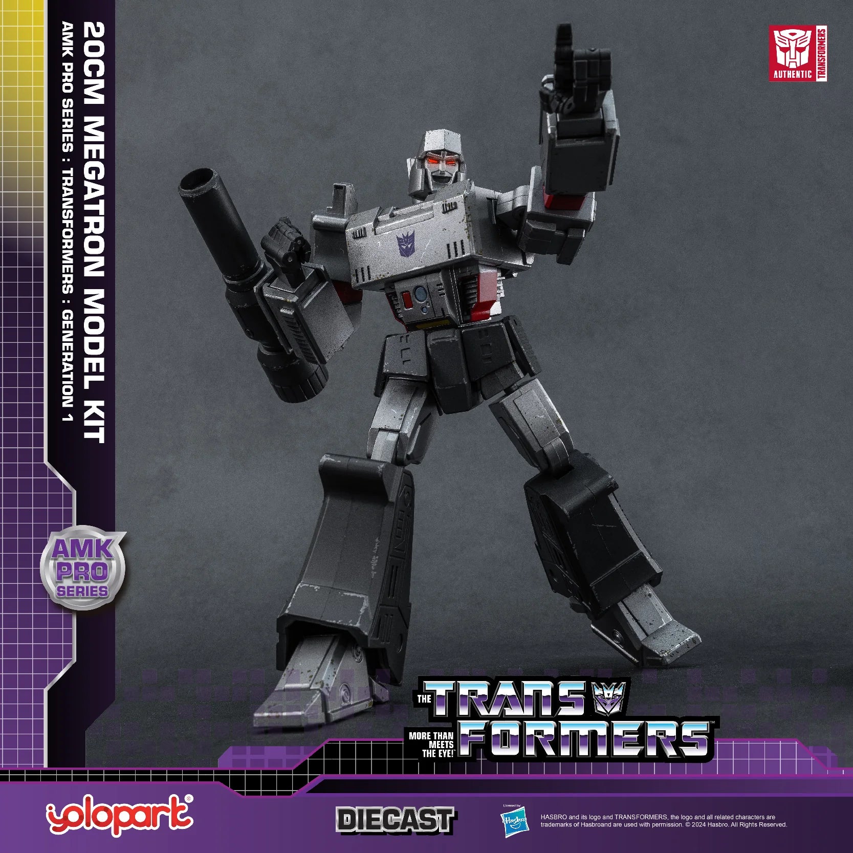 Yolopark Transformers: Generation One AMK PRO Series 20cm Megatron Model Kit