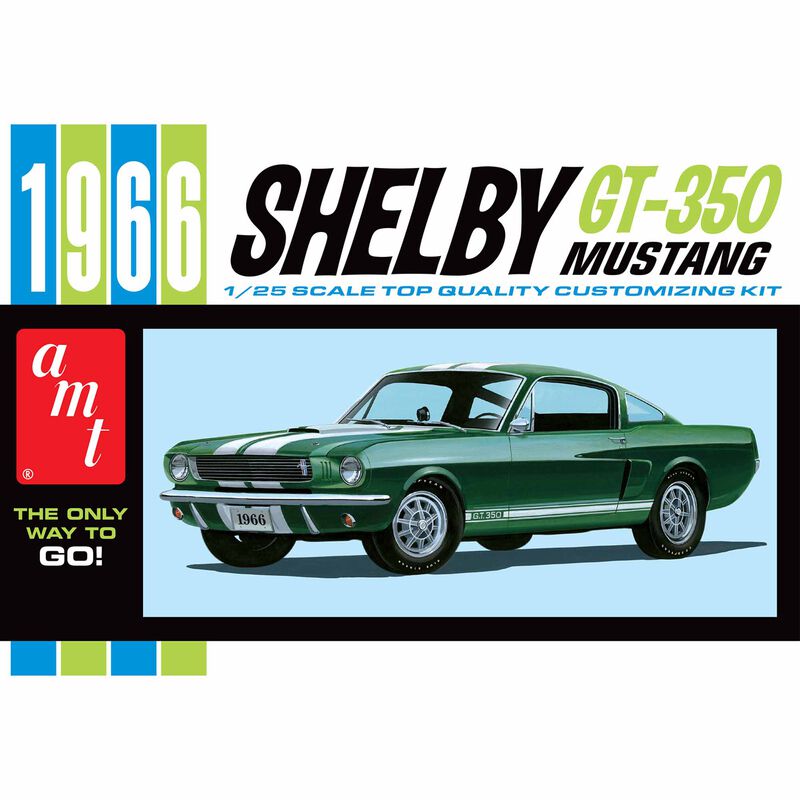 AMT 1/25 1966 Shelby Mustang 350GT Model Kit