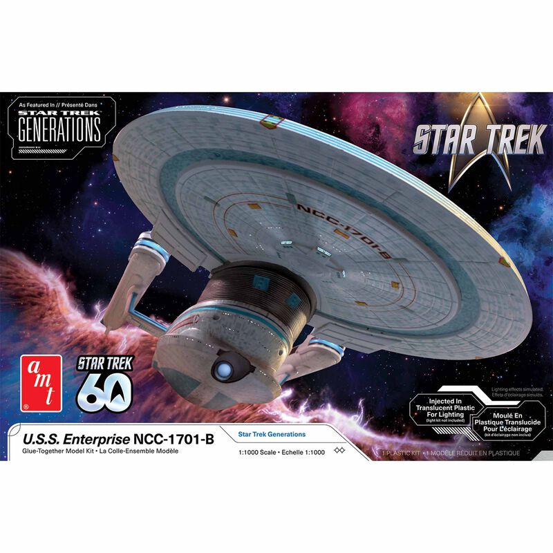 AMT 1/1000 U.S.S. Enterprise NCC-1701-B, Star Trek: Generations Plastic Model Kit