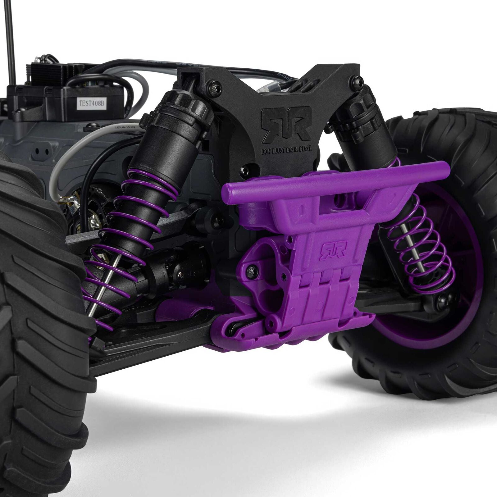 Arrma 1/10 GORGON 4X2 MEGA 550 Brushed Monster Truck RTR with Battery & Charger (Purple)