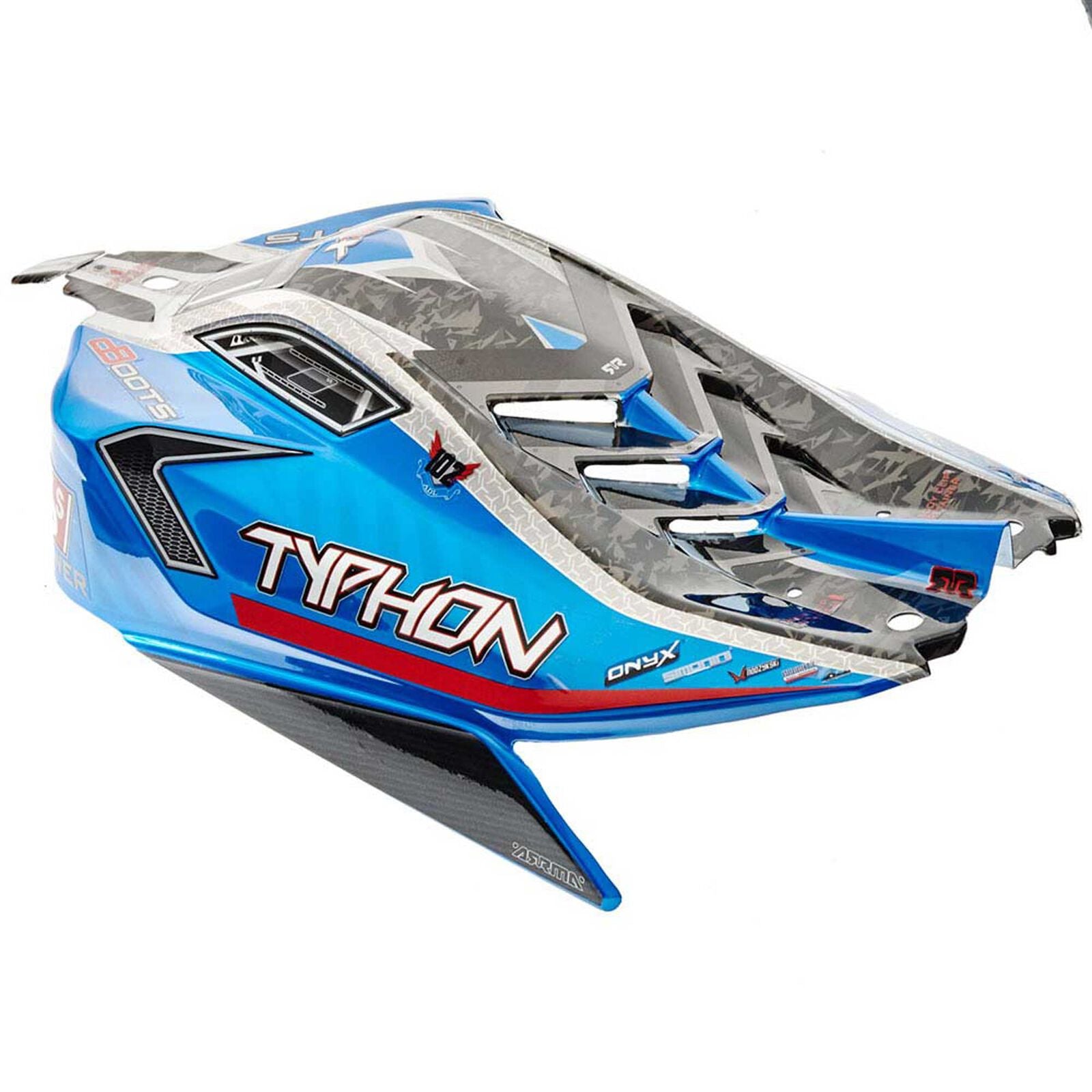 Arrma Typhon Grom 6S BLX 1/8 Painted Body with Decals (Blue)