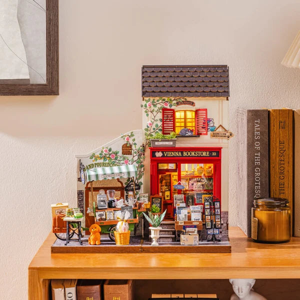 Rolife Aromatic Coffee Cart DIY Miniature House