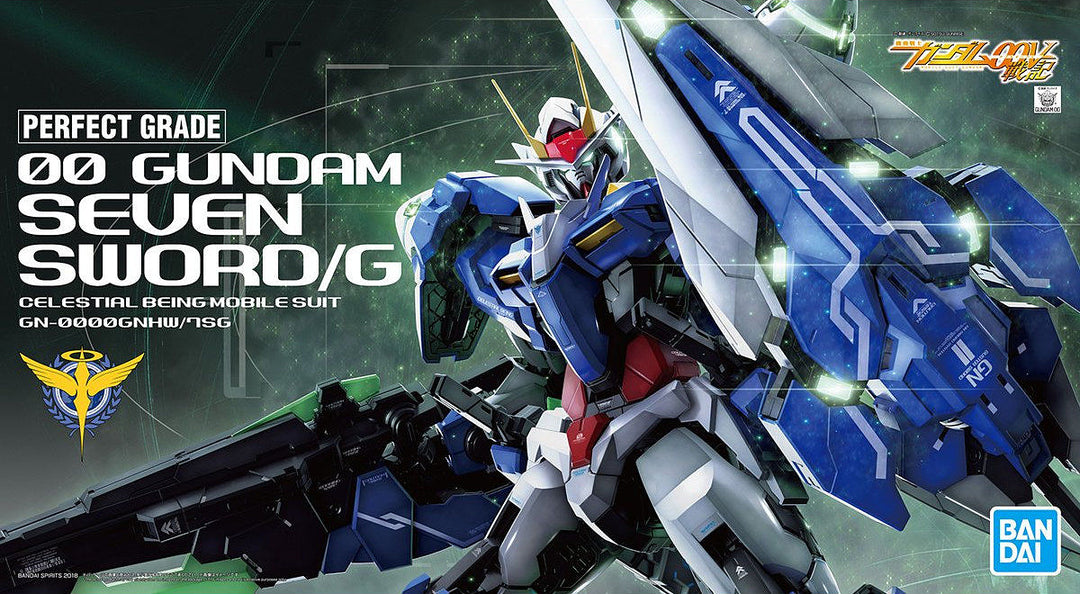 Bandai PG 1/60 00 Gundam Seven Sword/G "Gundam 00" Plastic Model Kit
