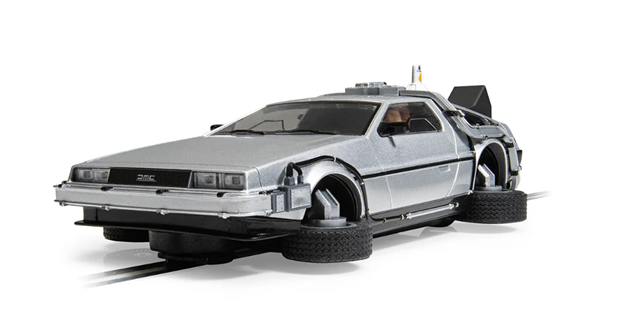 Scalextric 1/32 Flying Time Machine Slot Car (Back to the Future 2)