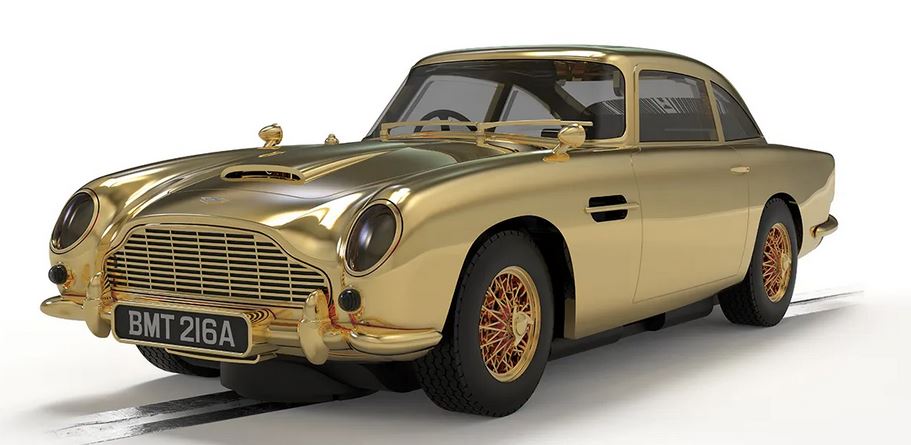 Scalextric 1/32 James Bond Aston Martin DB5 Slot Car (60th Anniversary Gold Edition)