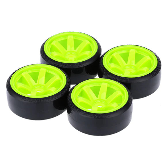 IMEX 1/10 Drift Rim/Tire Set (Green)