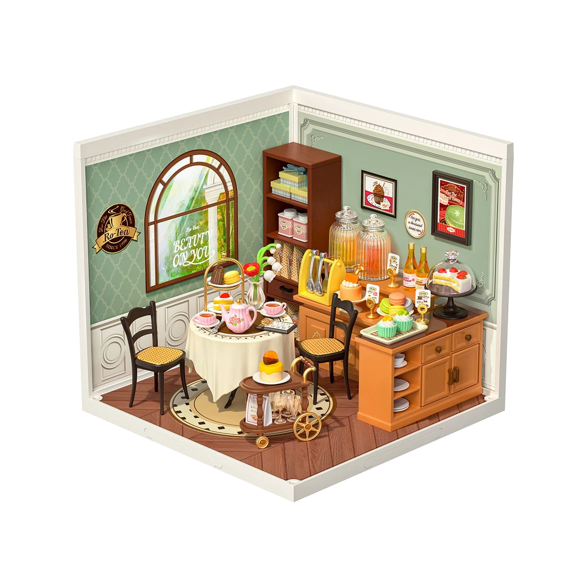 Rolife Sweet Sips Tea DIY Super Creator Miniature House Kit