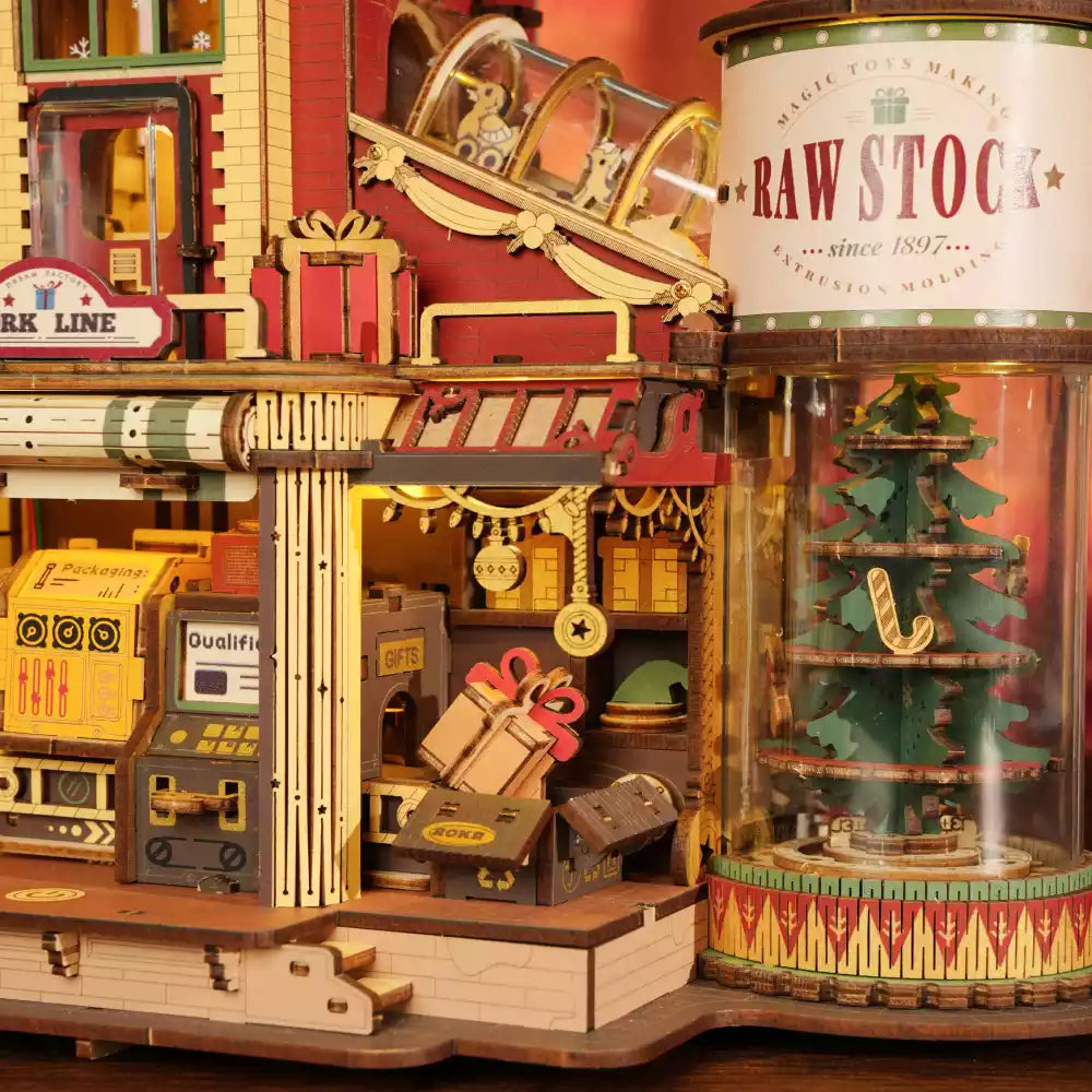 ROKR Gift Factory Christmas Dream Wooden Music Box