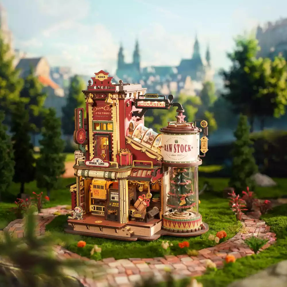 ROKR Gift Factory Christmas Dream Wooden Music Box