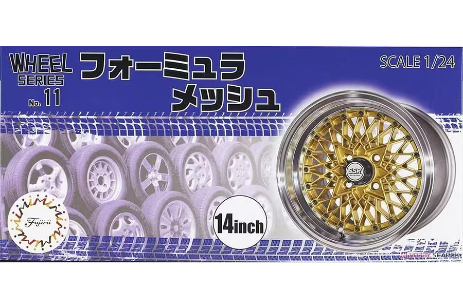Fujimi 1/24 Volk Mesh 14" Rims Model Kit
