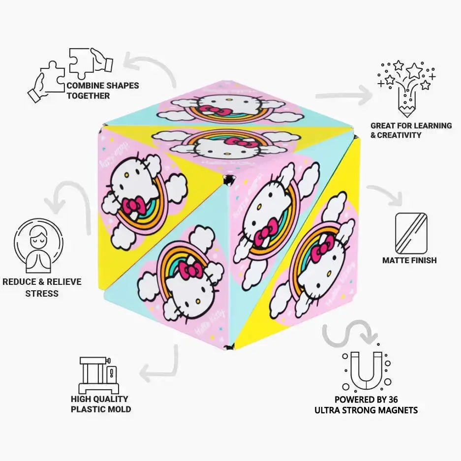 Shashibo Hello Kitty Magnetic Puzzle Cube