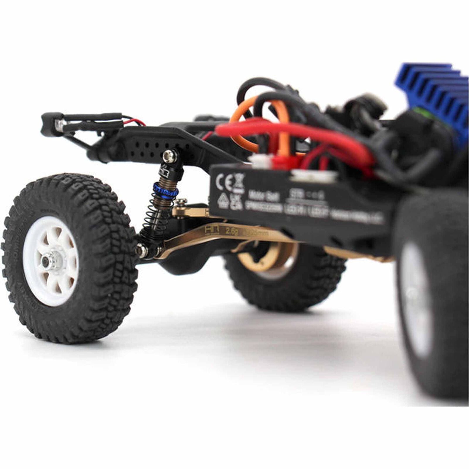 Hot Racing SCX30 Aluminum 21.5mm Adjustable Shocks with Three Spring Rates