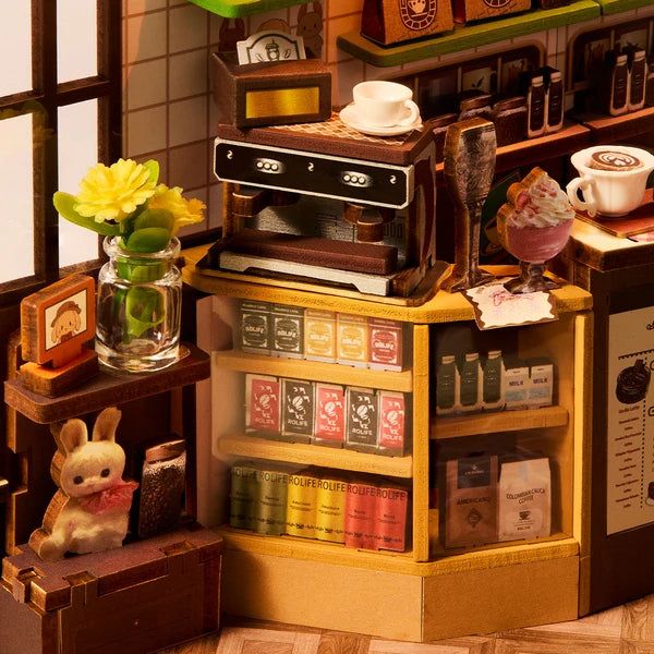 Rolife Holiday Cafe DIY Book Nook Kit