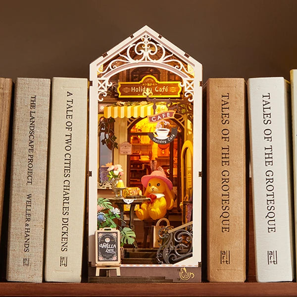 Rolife Holiday Cafe DIY Book Nook Kit