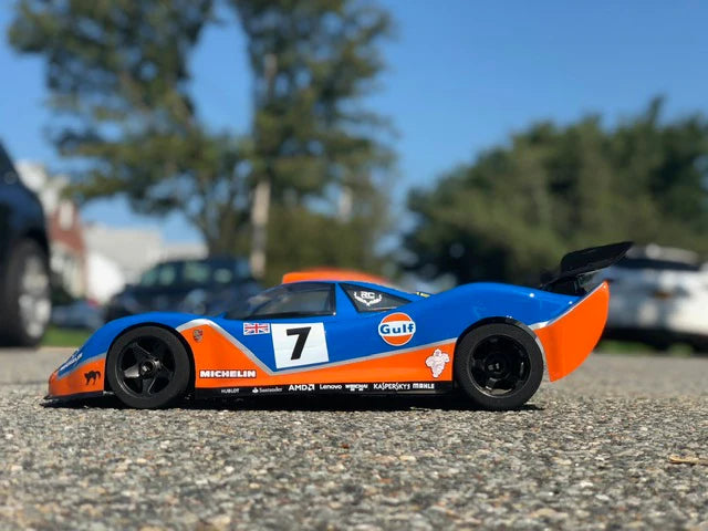 Delta Plastik Porsche GTR 1/8 Scale GP RC Clear Body