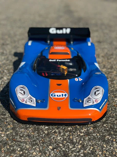 Delta Plastik Porsche GTR 1/8 Scale GP RC Clear Body