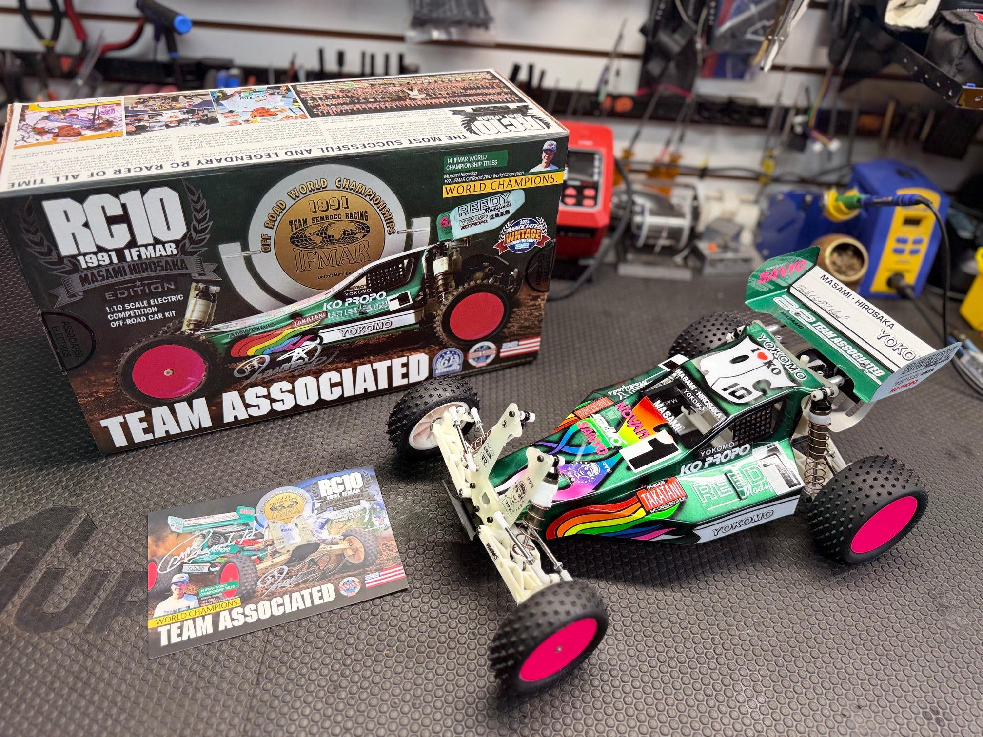 Custom Built Team Associated RC10 '91 Stealth Car Masami Edition 1/10 Electric 2WD Buggy Kit