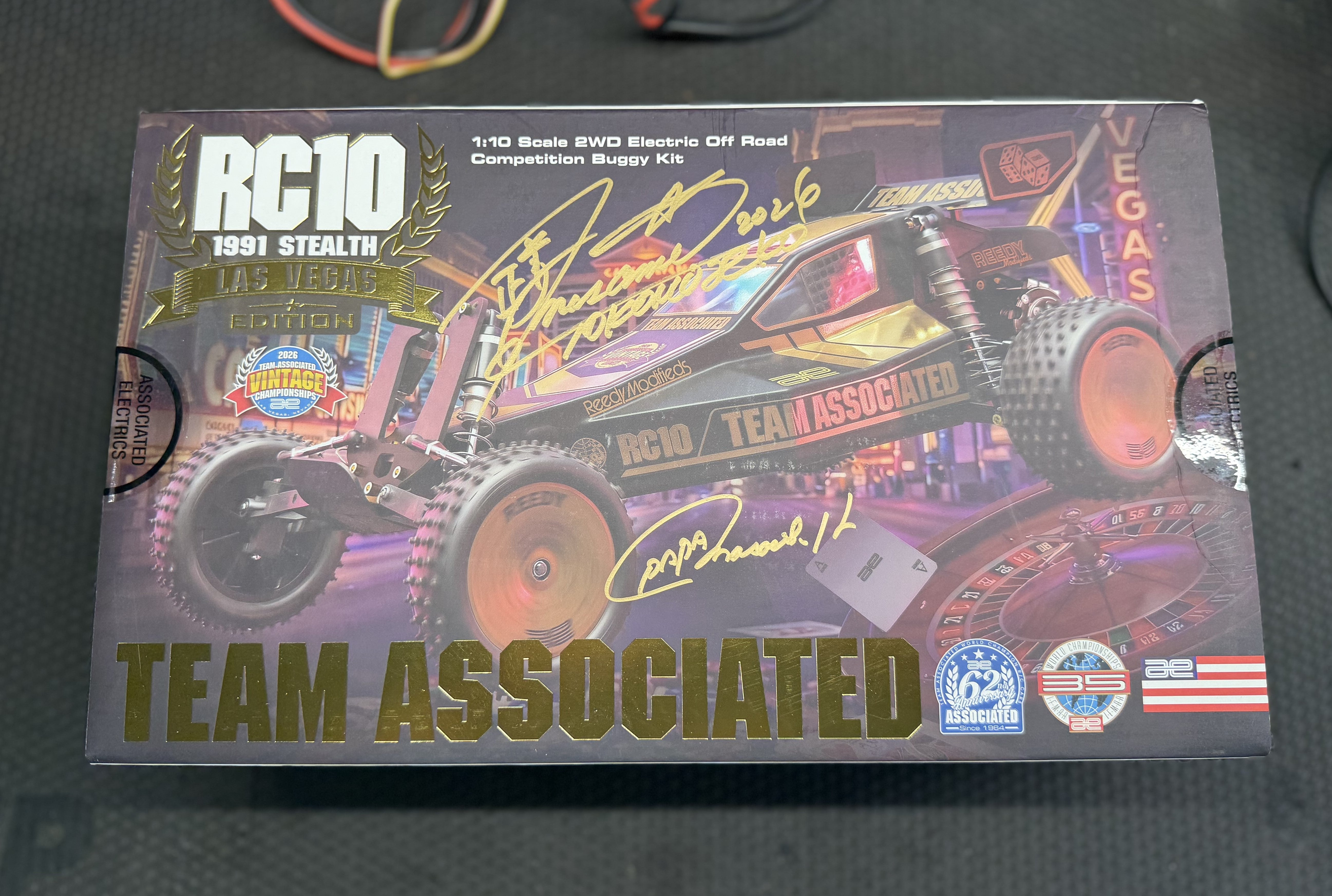 Team Associated RC10 1991 Stealth 2026 Las Vegas Autographed by Masami Hirosaka