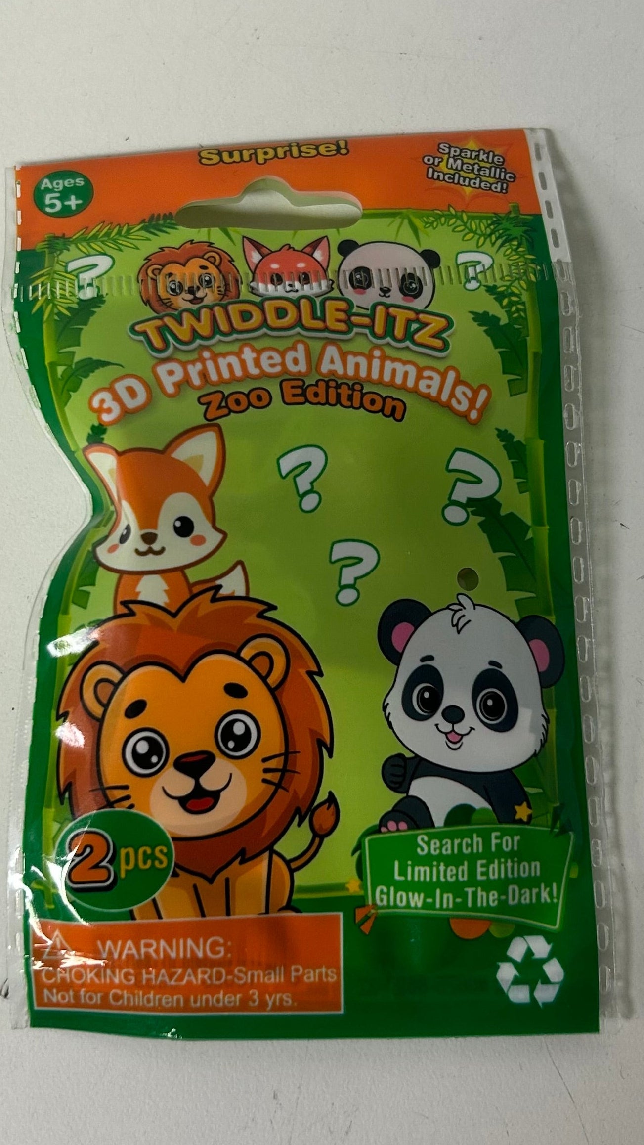 Zorbitz Twiddle 3D Printed Animals - Zoo Edition (Surprise blind box)