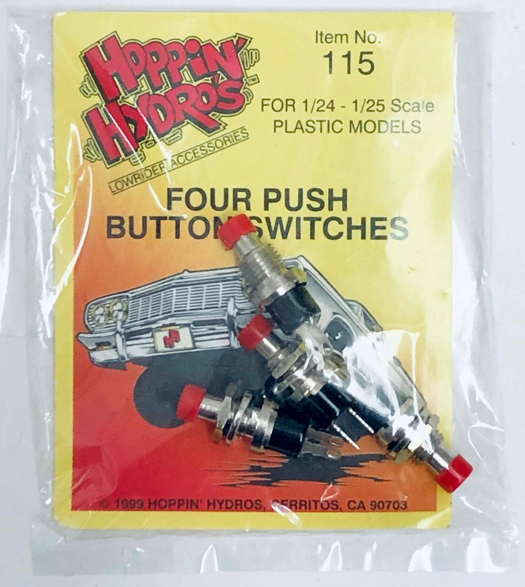 Hoppin Hydros 1/24-1/25 Push-Button Switches (4)
