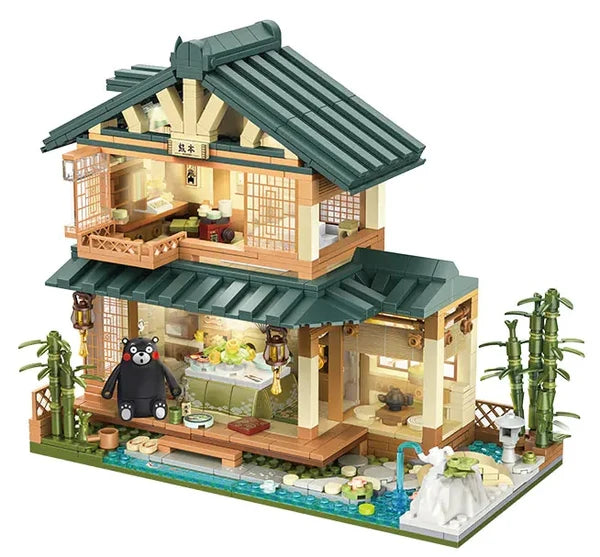 Inbrixx Kumamon Japanese House Brick Set