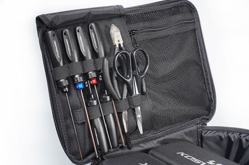 Koswork Mini-Z 4×4 / Micro-B Bag, Multifunction Tool, Charger & Mini Car Bag (Taller Version)