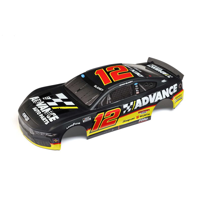 Losi Ryan Blaney #12 Advance Auto 2025 Body: NASCAR GROM