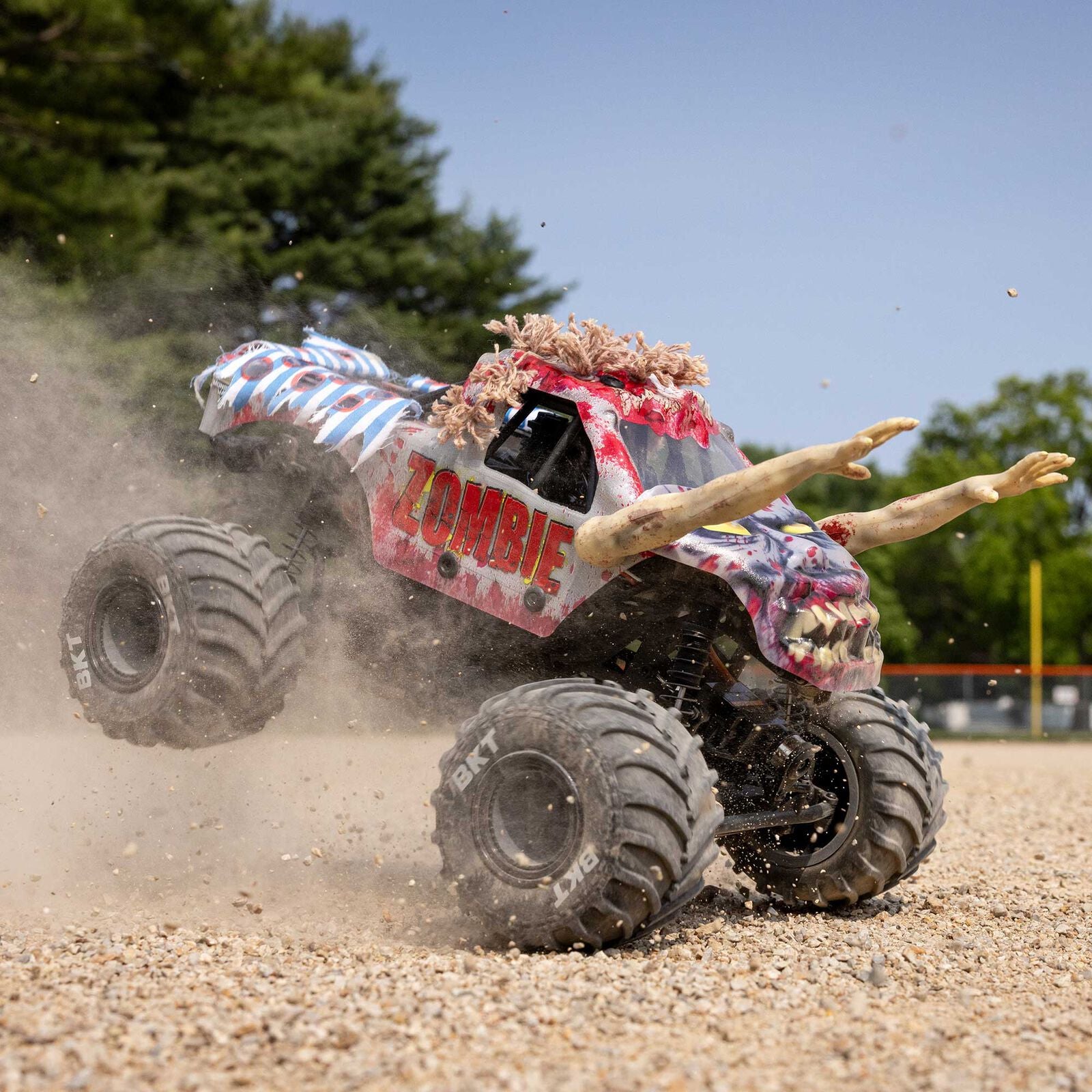 Losi 1/18 Mini LMT Zombie 2S 4X4 RTR Brushed Monster Truck