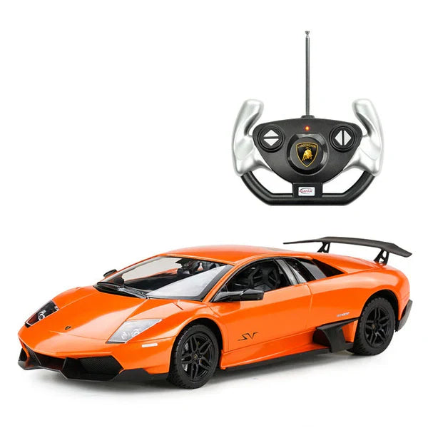 Rastar 1/14 Lamborghini Murcielago RC Car (Orange)
