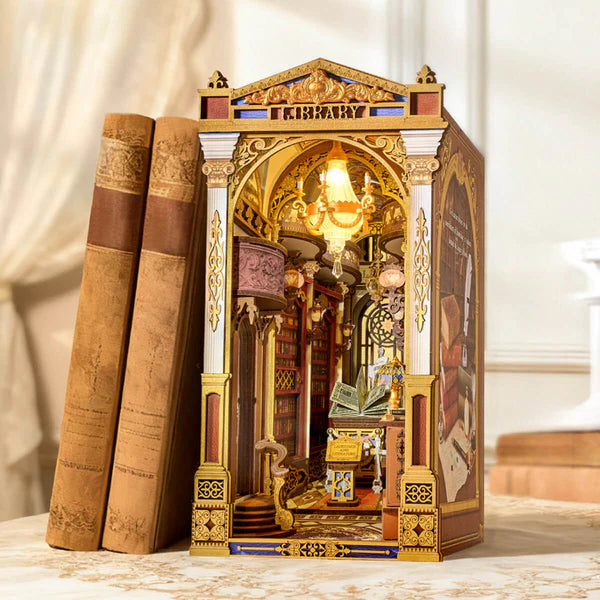Rolife Library of Wonders DIY Book Nook Shelf Insert Kit