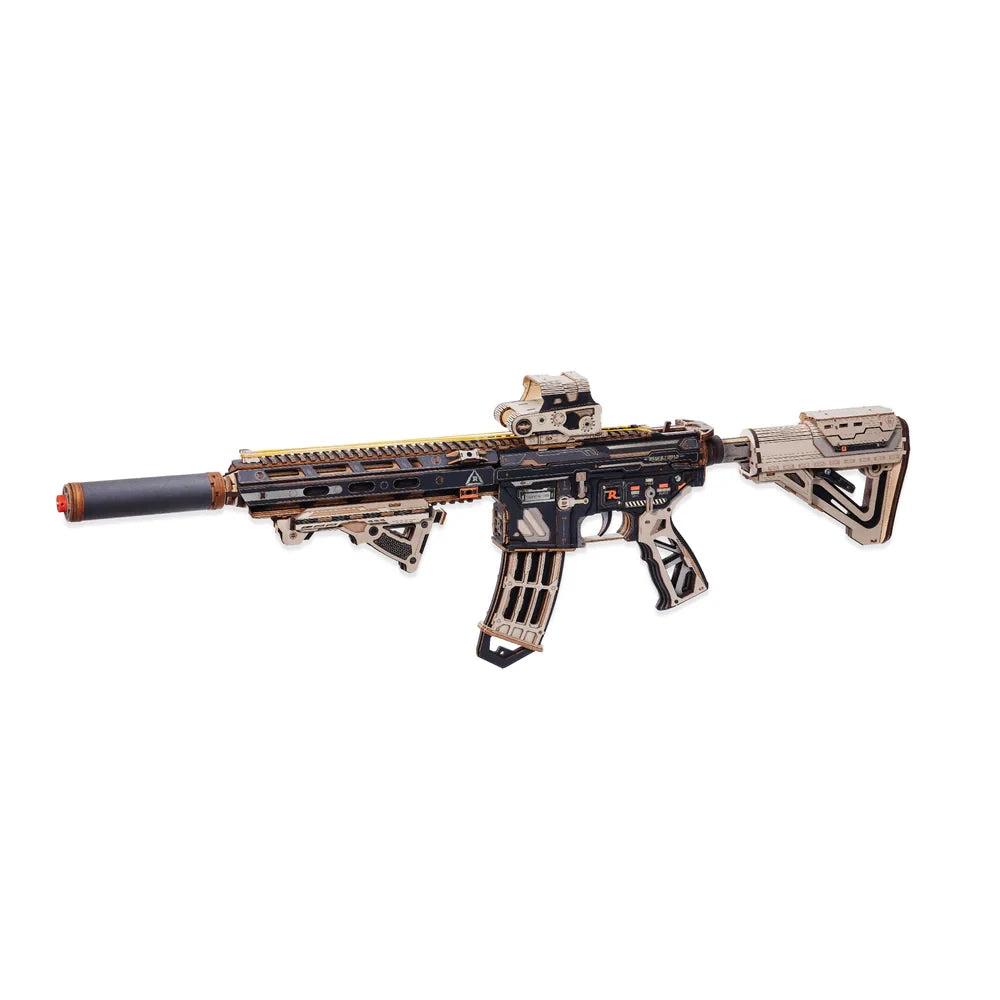 Robotime M416 Carbine Rifle - Toy Gun 3D Wooden Puzzle Assembly Kit