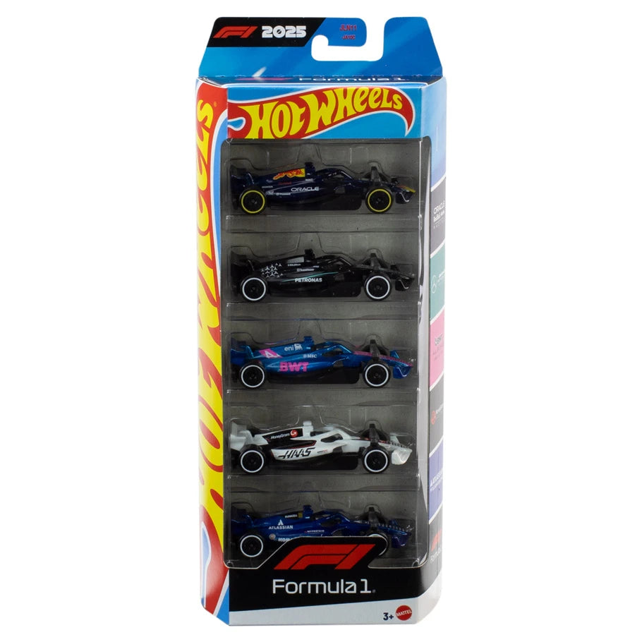 Mattel Hot Wheels® 1/64 Formula I 5-pack