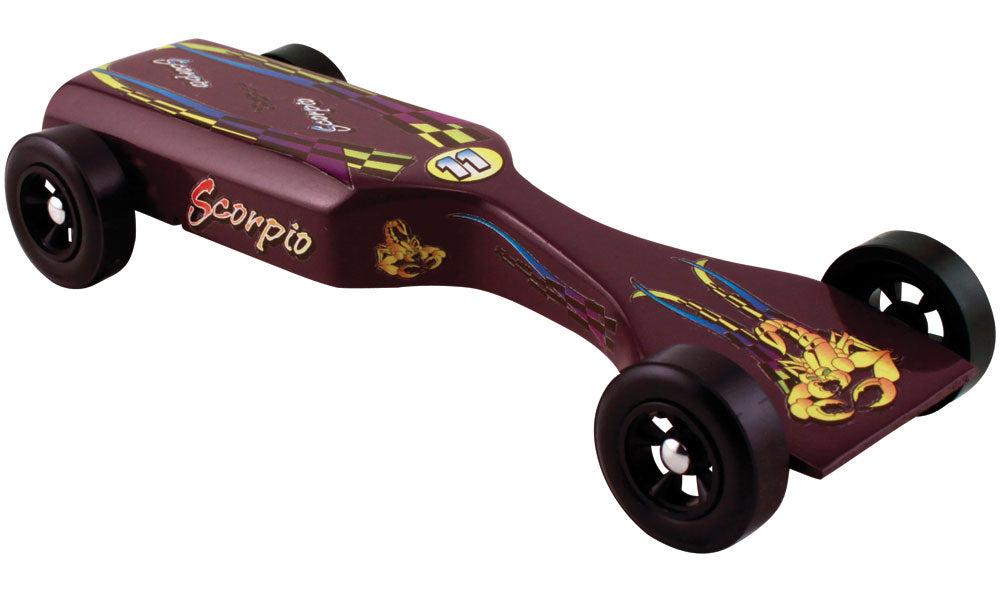 PineCar Pre-Cut Hammerhead Design
