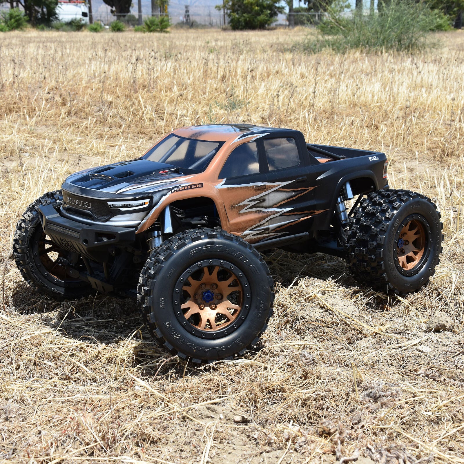 Pro-Line Limited Edition Badlands MX43 Pro-Loc F/R Mounted 24mm Bronze/Black Impulse (2): X-MAXX (Copy)