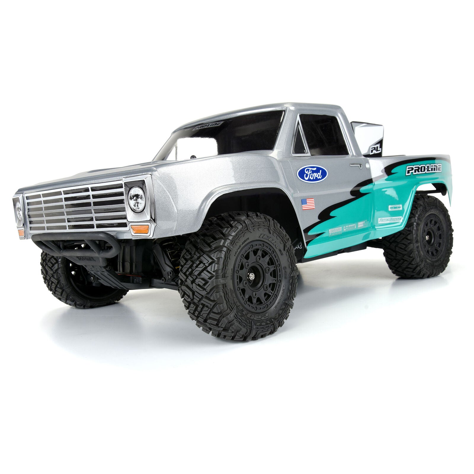 Pro-Line 1/10 Icon M2 Front/Rear 2.2"/3.0" SC Mounted 12mm Black Raid Wheels (2)