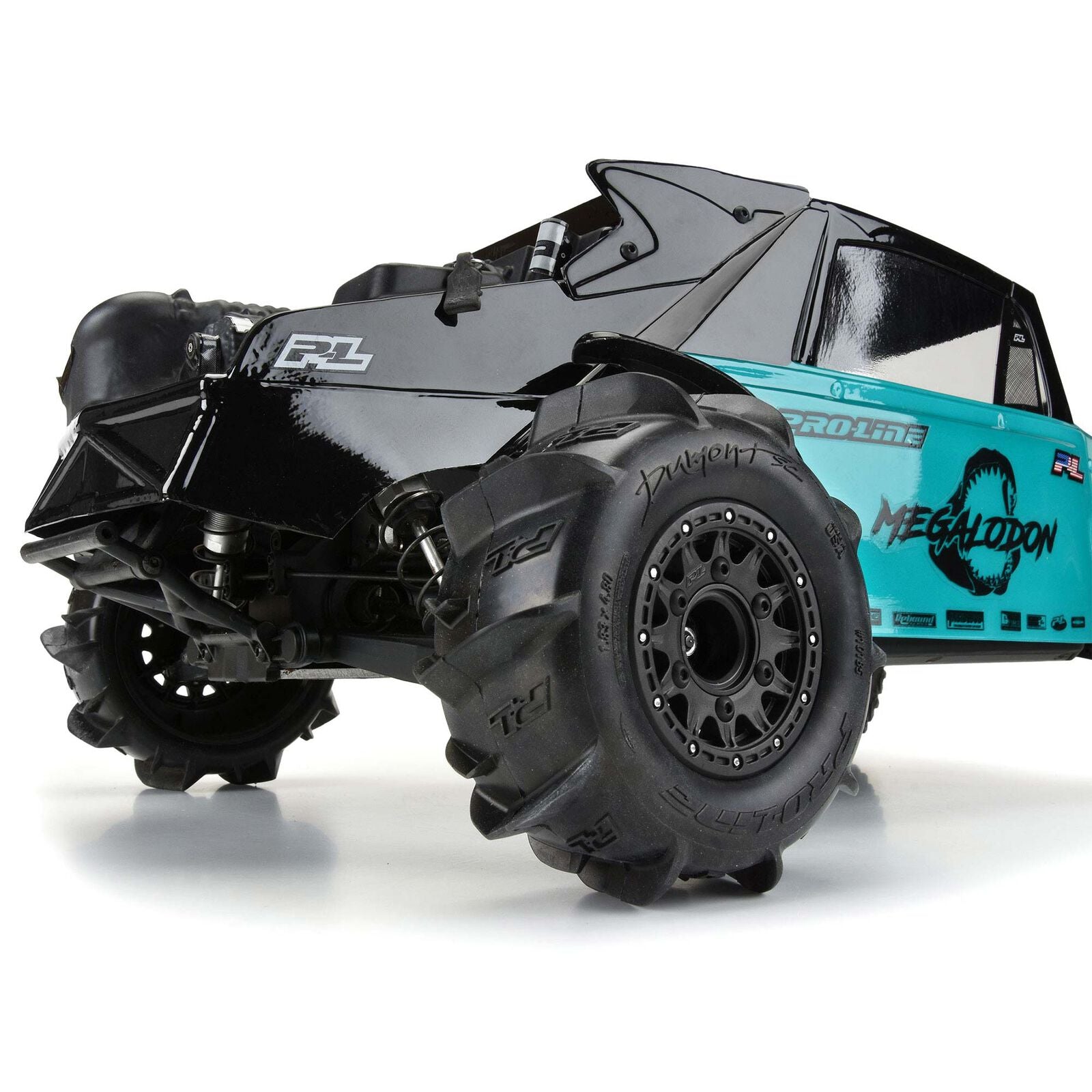 Pro-Line 1/10 Dumont Front/Rear 2.2"/3.0" SC Mounted 12mm Black Raid (2)
