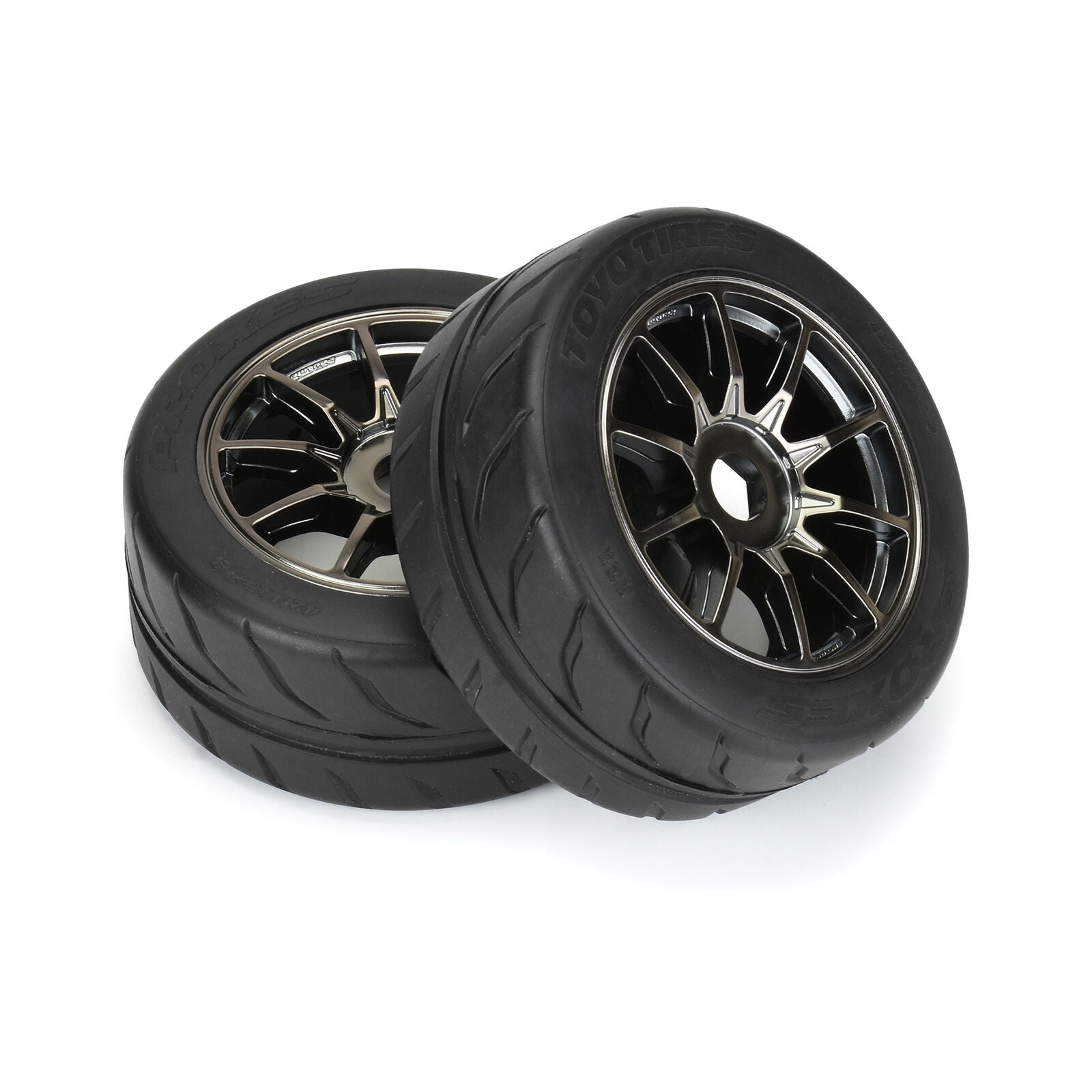 Pro-Line 1/7 Toyo Proxes R888R S3 F/R 42/100 2.9" Belted MTD 17mm Spectre Wheels (2)