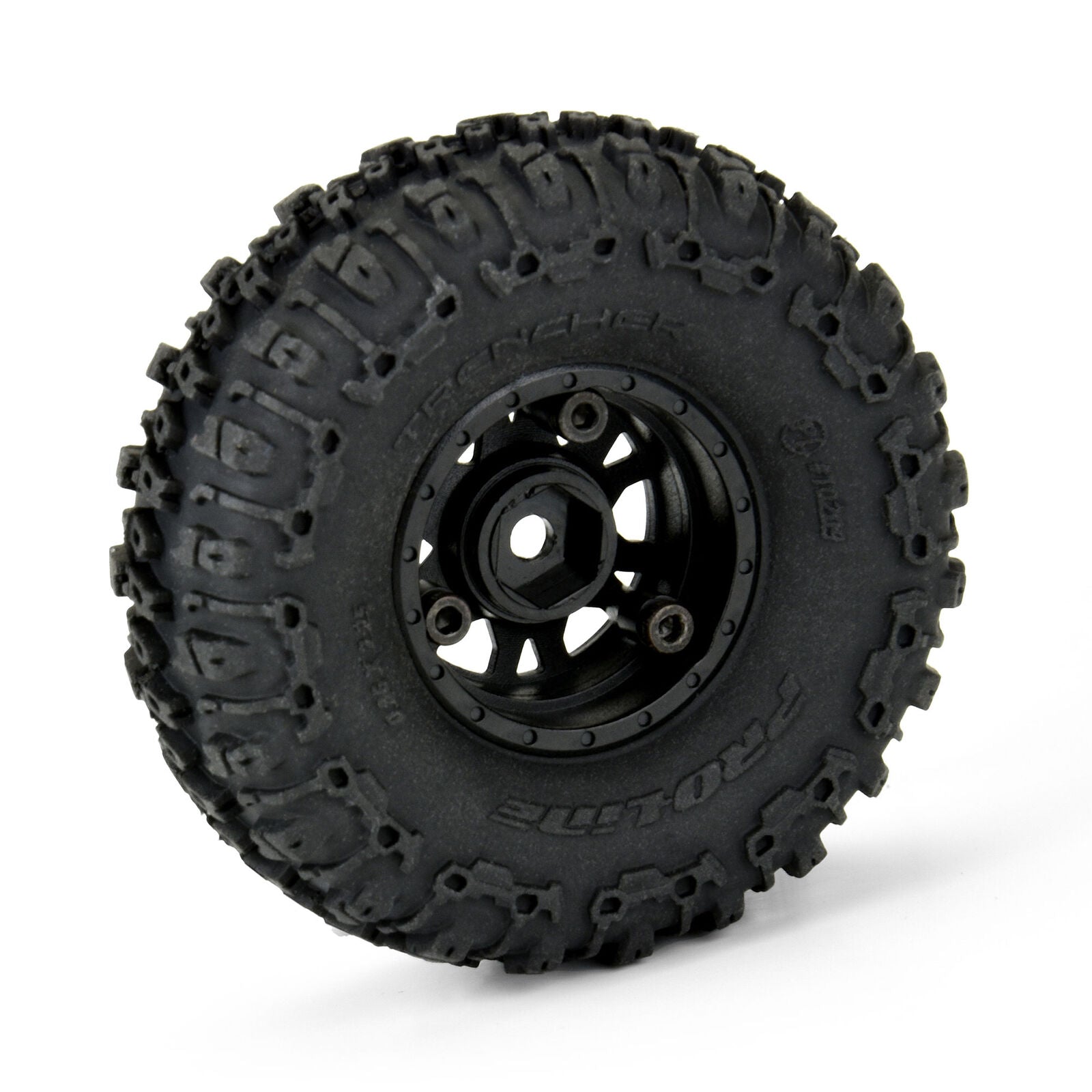 Pro-Line 1/24 SCX24 Trencher F/R 1.0" Tires Mounted 7mm Black Impulse Wheels (4)