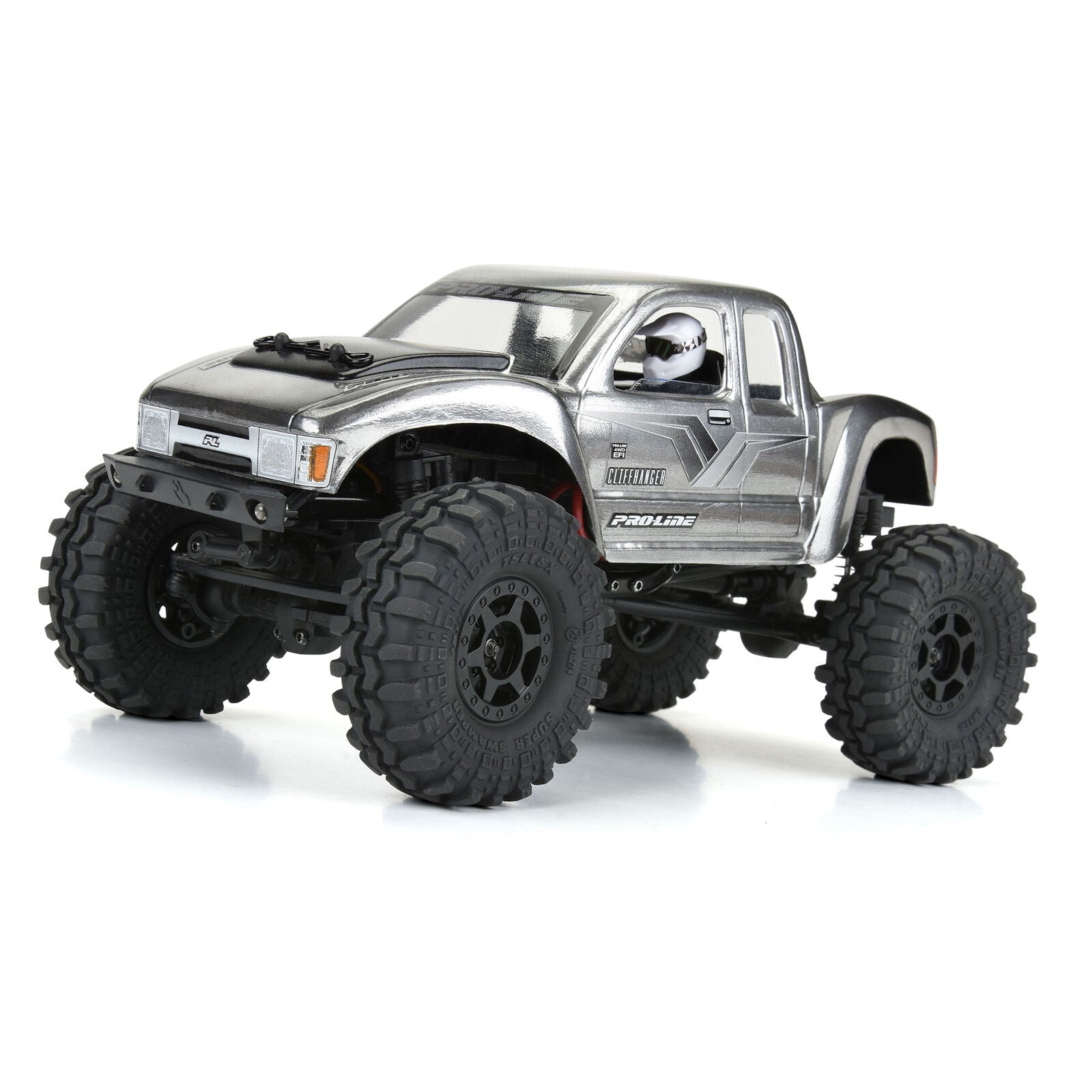 Pro-Line 1/24 Interco Super Swamper F/R 1.0" Tires MTD 7mm Black Holcomb Wheels (4)