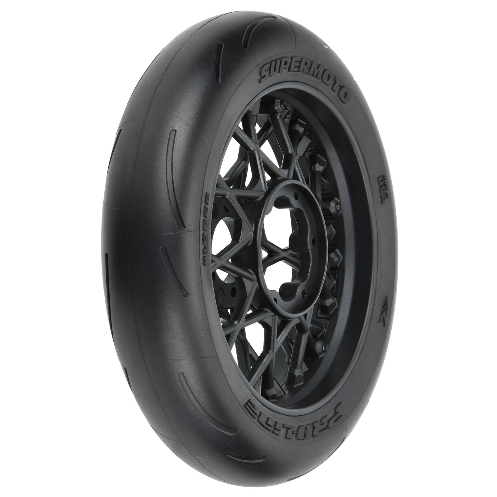 Pro-Line Promoto-MX 1/4 Supermoto S3 Motorcycle Front Tire MTD (Black)