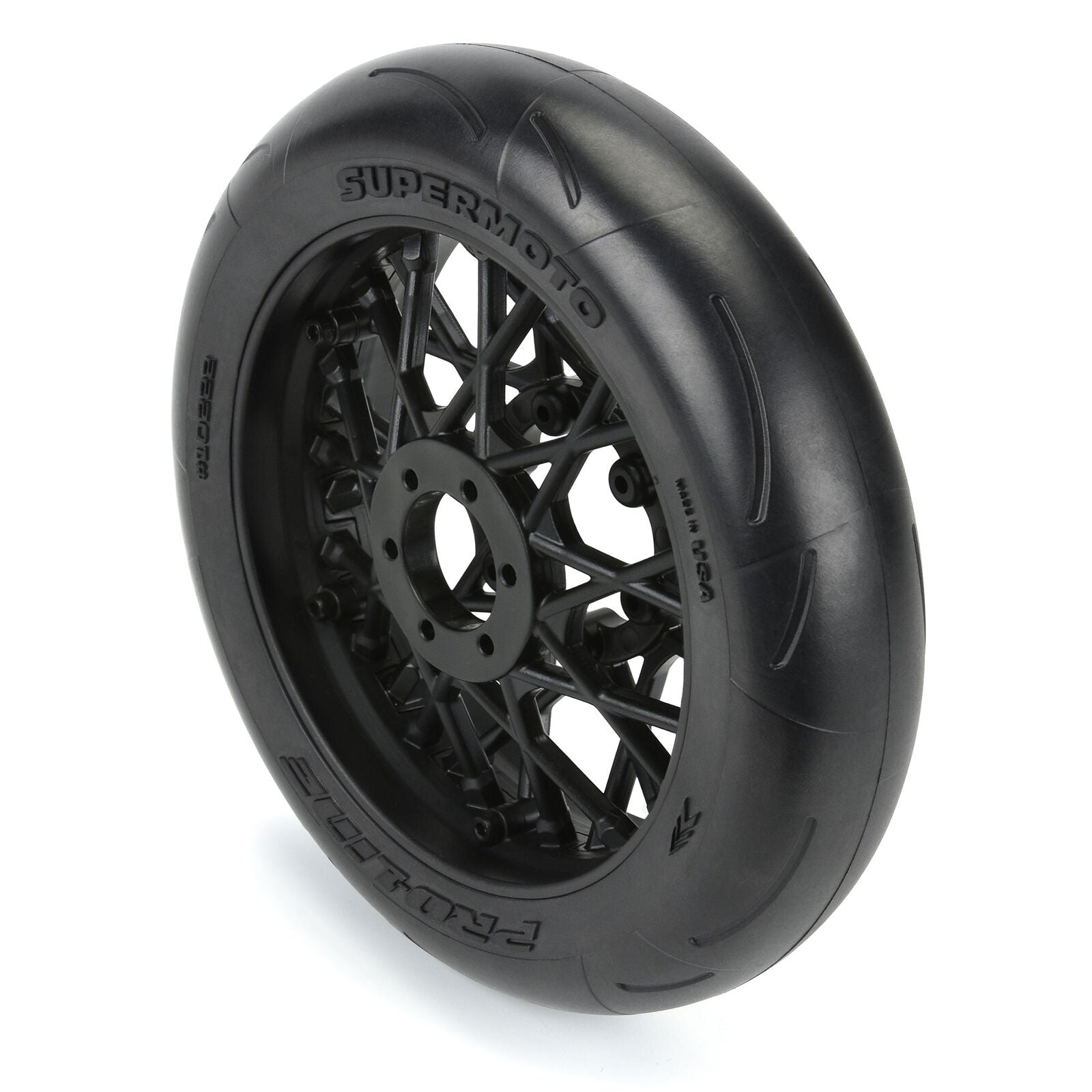 Pro-Line Promoto-MX 1/4 Supermoto S3 Motorcycle Front Tire MTD (Black)